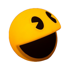 Luminária Pac Man Rendo Amarelo
