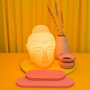 Luminária Buda - Laranja