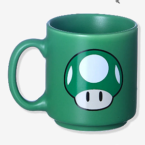 Caneca Mini Tina - Super Mário - 1 Up