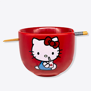 Bowl com Hashi - Hello Kitty