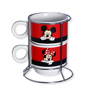 Kit 2 Xícaras - Mickey 7 Minnie