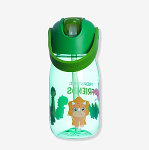 Garrafa Flip 400 Ml- Dinossauro
