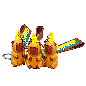 Chaveiro Capivara Patinho Amarelo