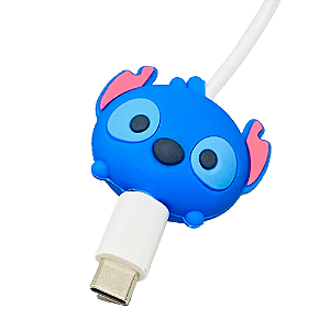 Protetor de Cabo Usb e Carregador - Stitch