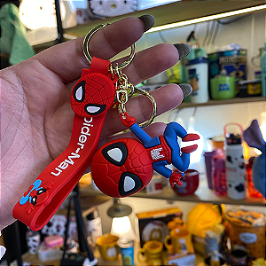 Chaveiro Homem Aranha Azul
