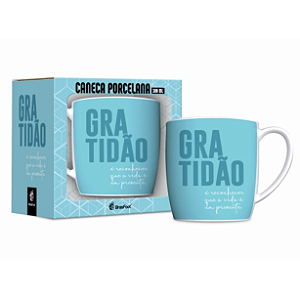 Caneca Porcelana - Gratidão é Reconhecer