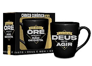 Caneca Porcelana - Está Difícil Ore