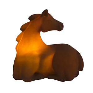 Luminária Cavalo - Marrom