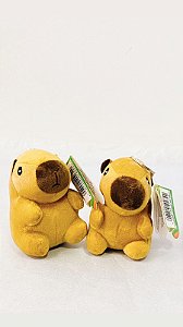 Chaveiro Capivara Pelúcia Marron Escuro