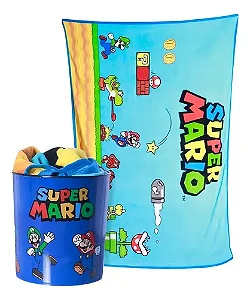 Kit Balde + Manta  - Super mario bros