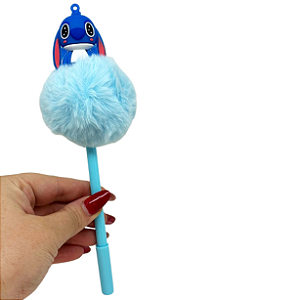 Caneta Pom Pom -Stitch Orelha Caída