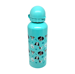 Garrafa Alumínio 500 Ml - Cachorrinhos