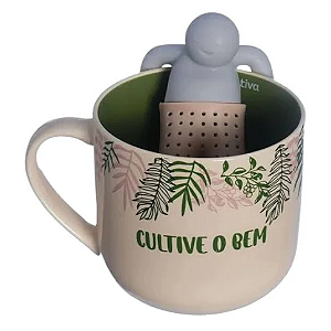 Caneca C/ Infusor - Cultive o Bem