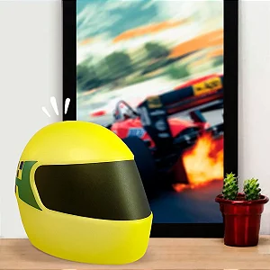 Luminária Capacete Amarelo