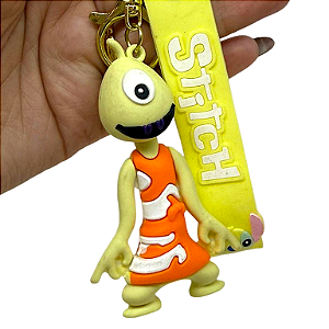 Chaveiro Stitch - Agente Pleakley