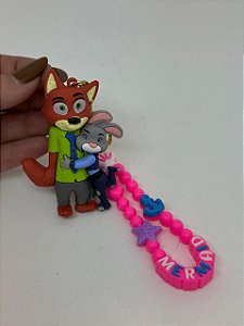 Chaveiro Zootopia - Nick e Judy