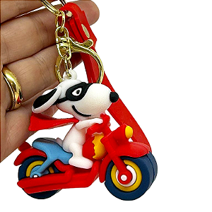Chaveiro Snoopy - Moto