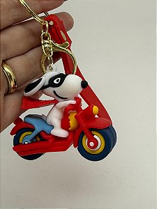 Chaveiro Snoopy - Moto