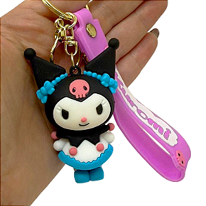 Chaveiro Hello Kitty - Kuromi Azul