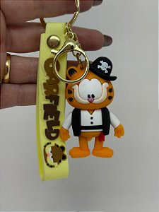 Chaveiro Garfield - Chapéu de Pirata