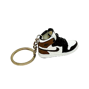 Chaveiro Tênis Air Jordan 1 Marrom/Preto