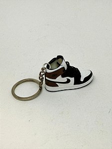 Chaveiro Tênis Air Jordan 1 Marrom/Preto
