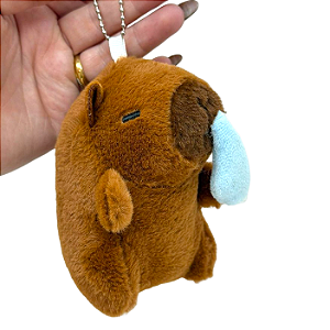 Chaveiro Capivara Pelúcia Resfriada