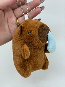 Chaveiro Capivara Pelúcia Resfriada