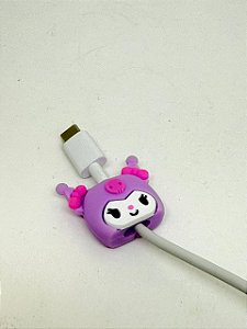 Protetor de Cabo Usb e Carregador - Kuromi