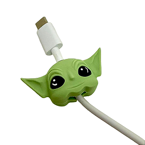 Protetor de Cabo Usb e Carregador - Baby Yoda