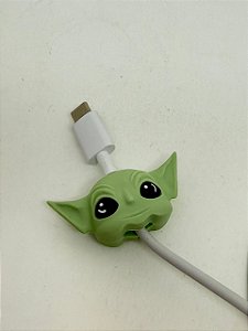 Protetor de Cabo Usb e Carregador - Baby Yoda