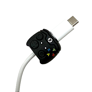 Protetor de Cabo Usb e Carregador - Controle Playstation Preto
