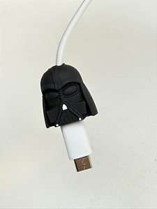 Protetor de Cabo Usb e Carregador - Darth Vader
