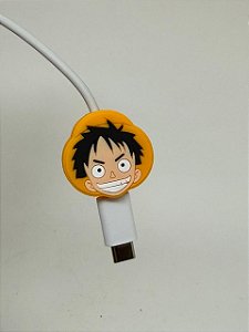 Protetor de Cabo Usb e Carregador - Luffy