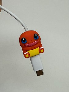 Protetor de Cabo Usb e Carregador - Charizard