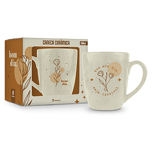 Caneca Ceramica - Bom dia