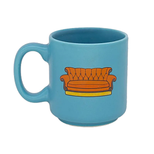 Caneca Mini Tina - Friends sofá laranja