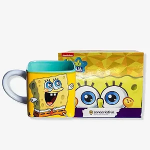 Caneca Cubo - Bob Esponja