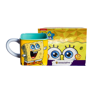 Caneca Cubo - Bob Esponja