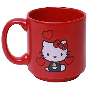Caneca Mini Tina - Hello Kitty Vermelha
