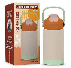 Garrafa Térmica Kids 400ml - Bege