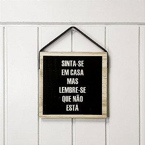 Quadro - Sinta-se em casa