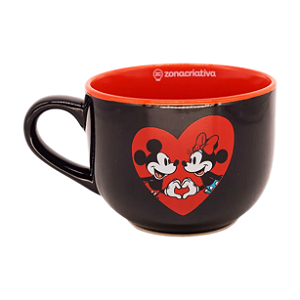 Caneca Bobby - Mickey e Minnie Namorados