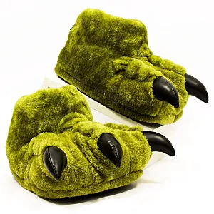Pantufa 3D Pata Dinossauro