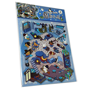 Kit adesivos 3D - 1 Cenário para montar - Terapia - Magic Cabin