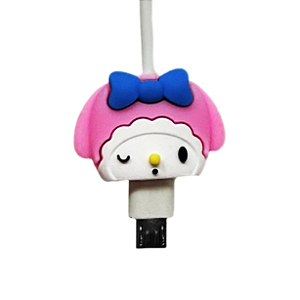 Protetor de Cabo Usb e Carregador - My melody