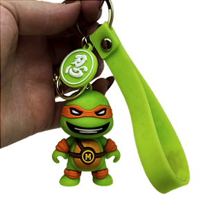 Chaveiro - Michelangelo - Tartarugas Ninja