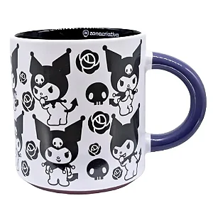 Caneca Grafite 500Ml - Kuromi