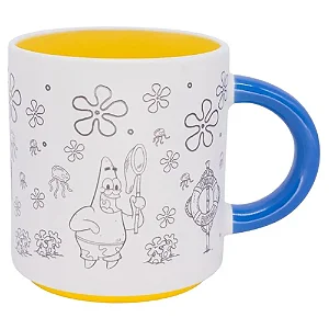 Caneca Grafite 500Ml - Bob Esponja