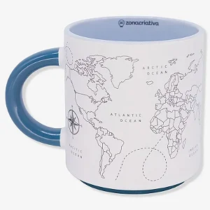Caneca Grafite 500Ml - Viagem